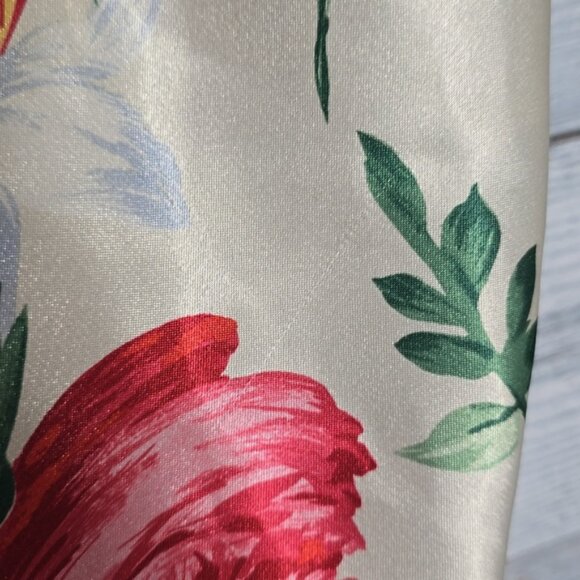 Vintage Deena Floral Lace Trim Slip Dress Sz M - Picture 9 of 11